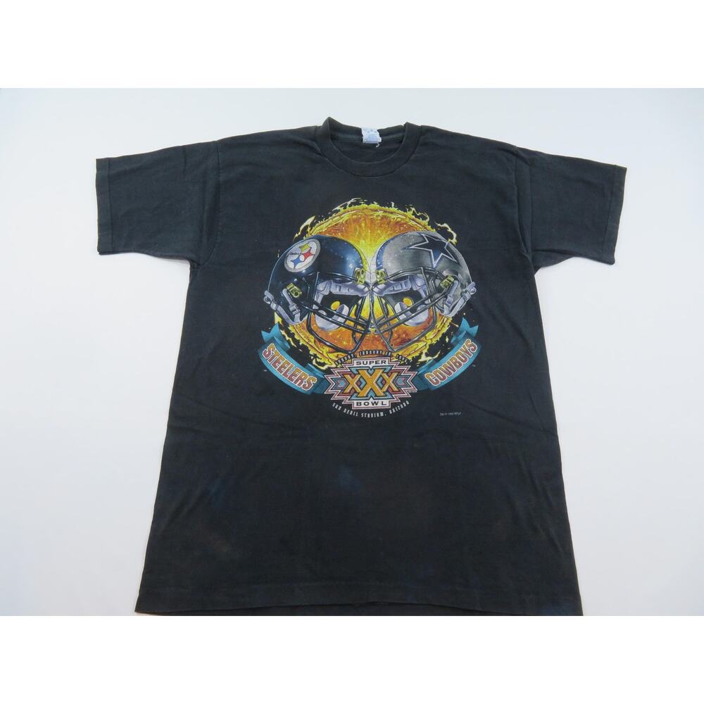 90s Super Bowl XXX T-shirt, Dallas Cowboys vs Steelers XL25